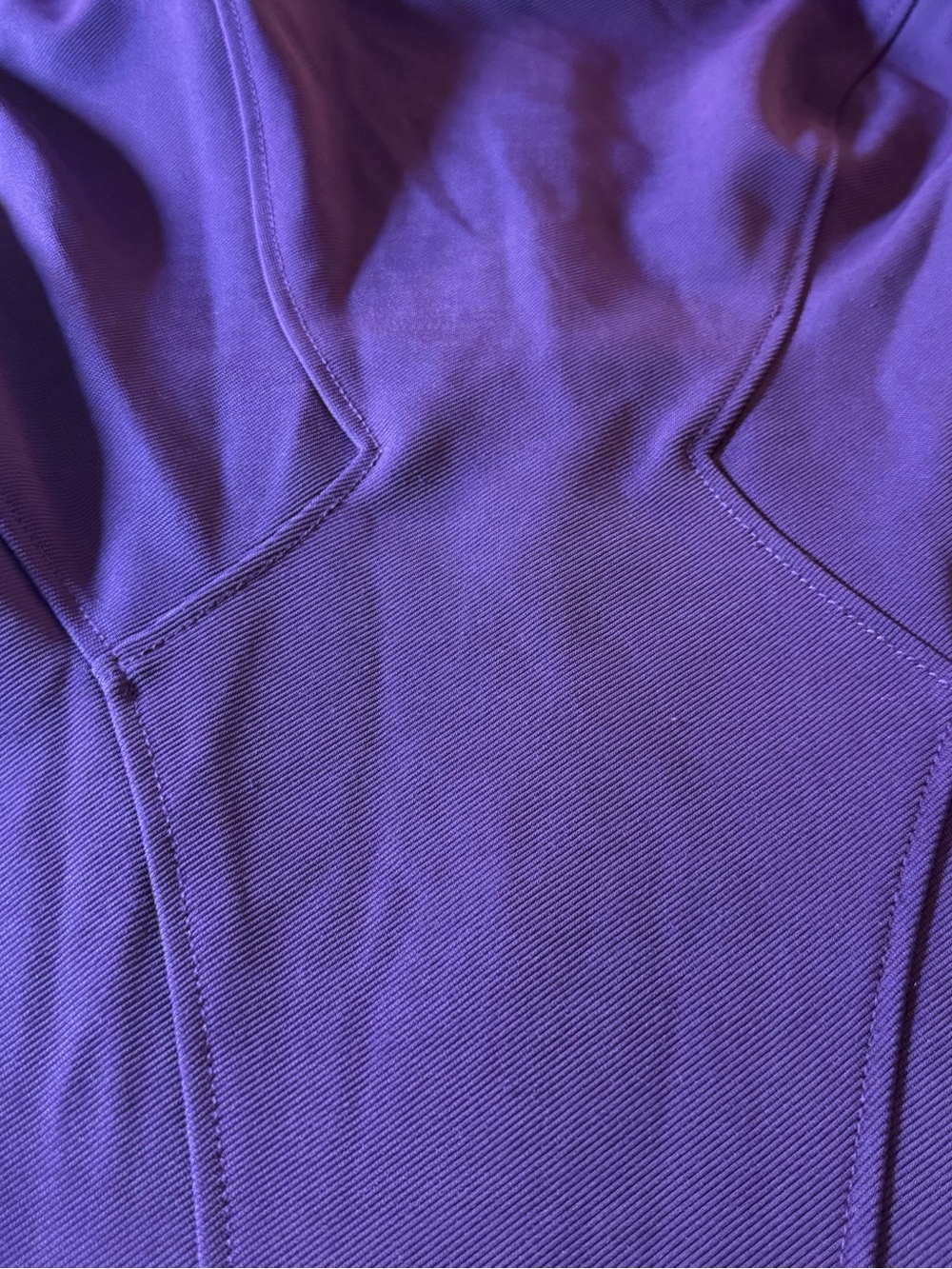 ZAC Zac Posen Purple Paneled Fit & Flare Dress Size 4 - Picture 5 of 9